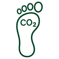 Carbon footprint icon