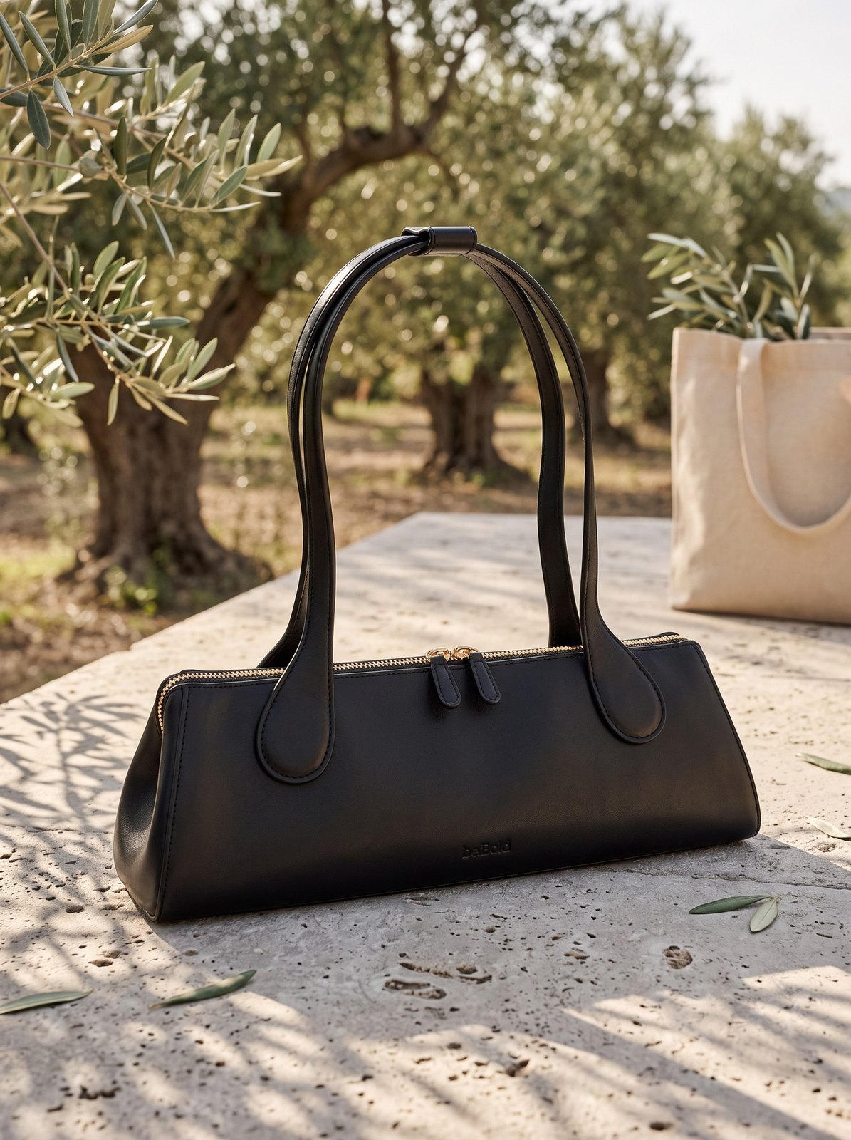 The.KDD set down on a path through an olive grove
