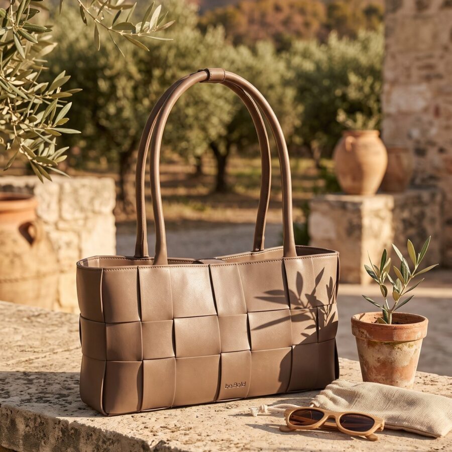 The.KTP set on a stone ledge in an olive grove